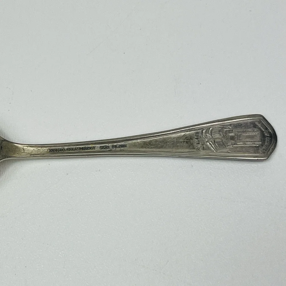 1933 Chicago Administration Building Vintage Souvenir Spoon Collectible